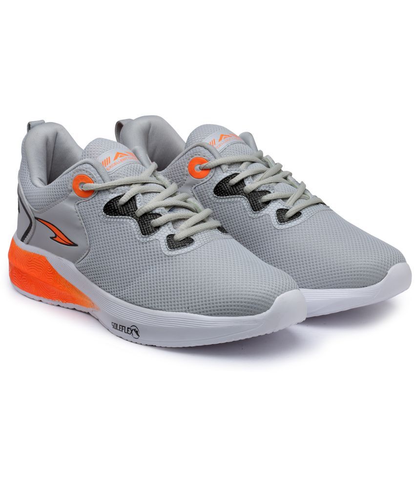     			ASIAN - NEXON-08 Light Grey Men's Sports Running Shoes
