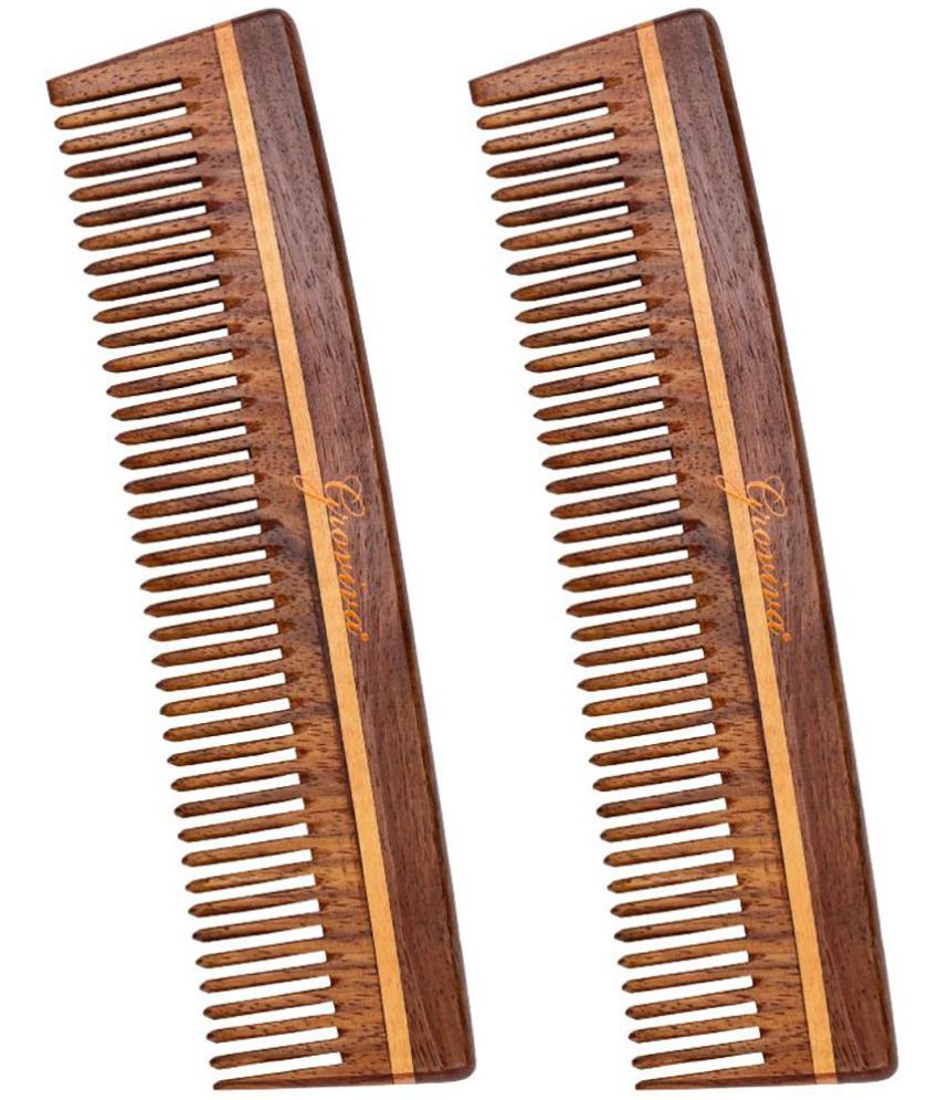     			Bester - Wooden Paddle Brush For All Hair Types ( Pack of 2 )