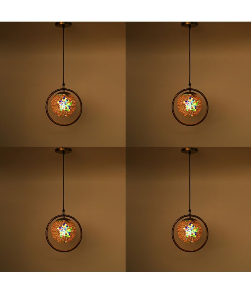     			Somil Glass Ceiling Light Pendant Multi - Pack of 4