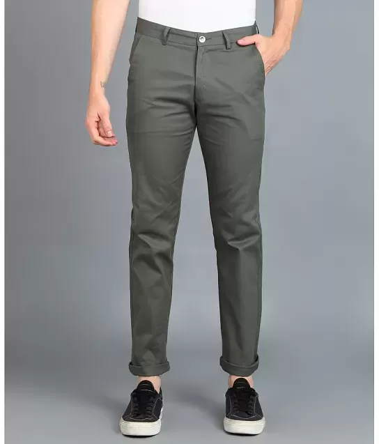 Buy Khaki Trousers & Pants for Men by iVOC Online