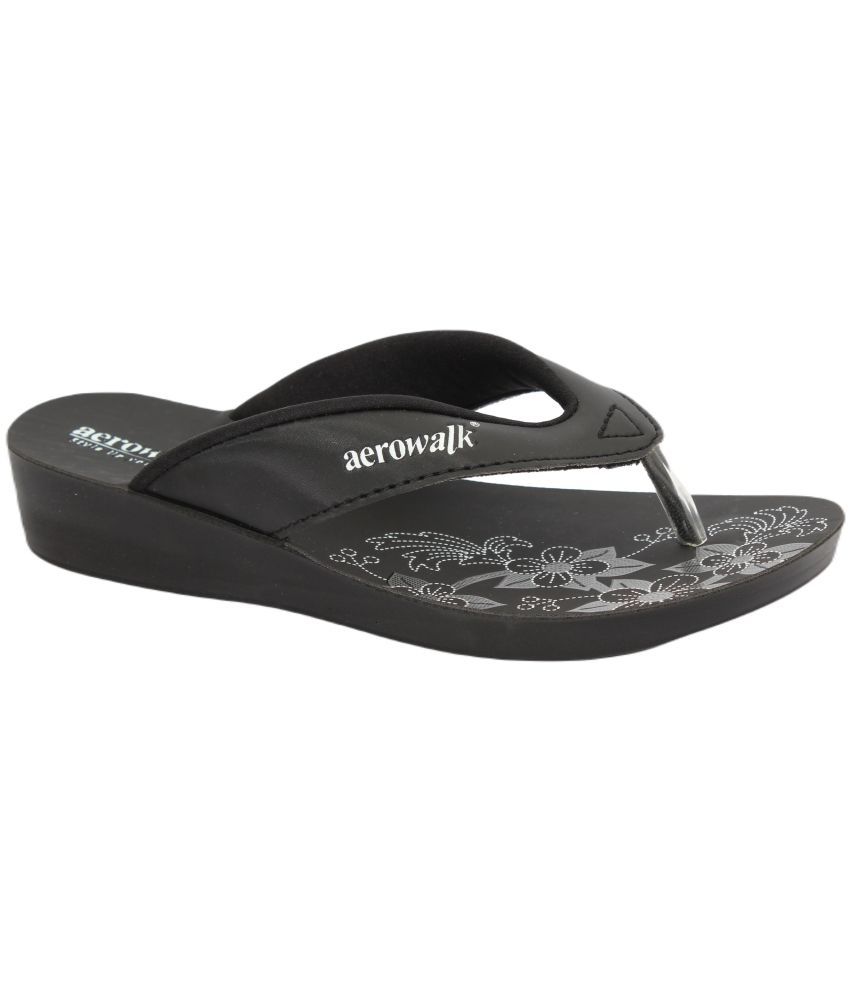     			Aerowalk - Black Women's Flats