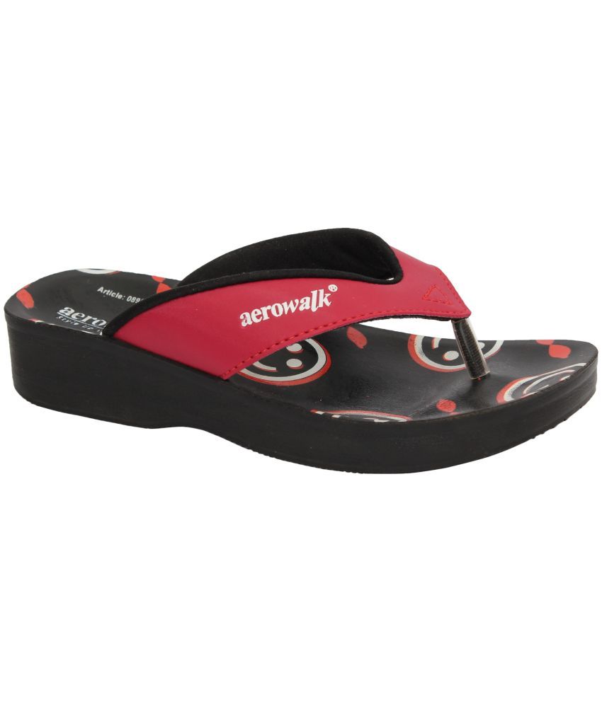     			Aerowalk - Red Women's Flats