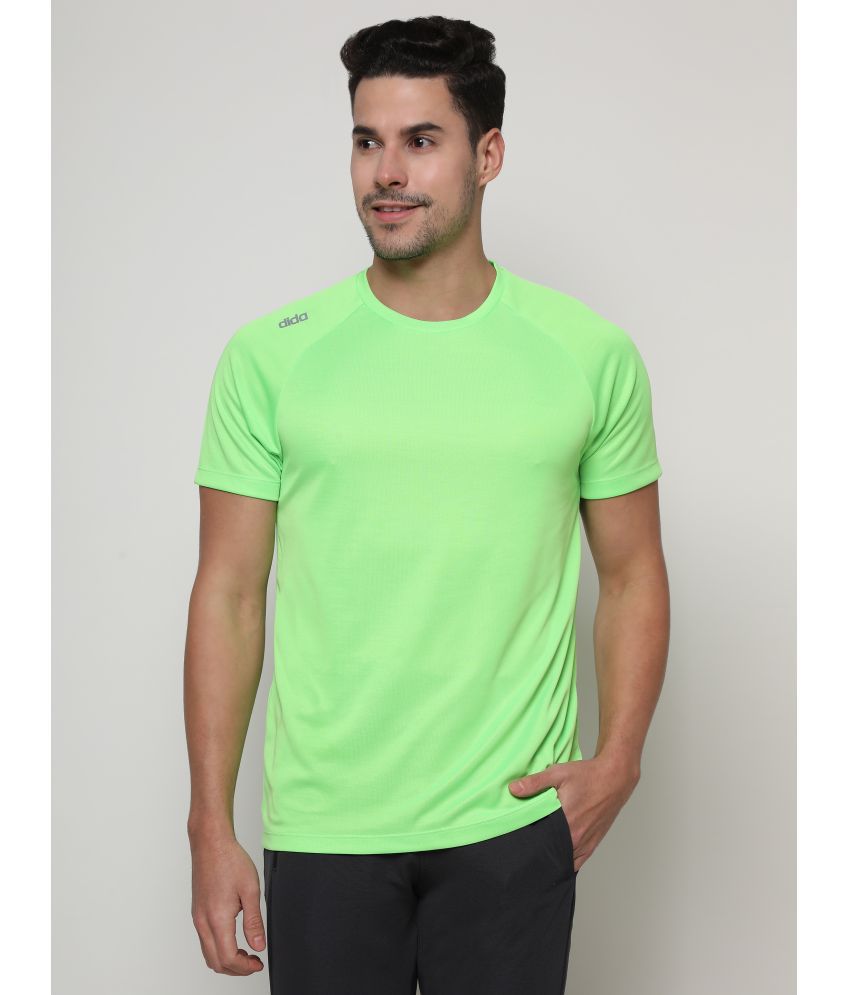     			Dida - Green Polyester Regular Fit Men's Sports T-Shirt ( Pack of 1 )