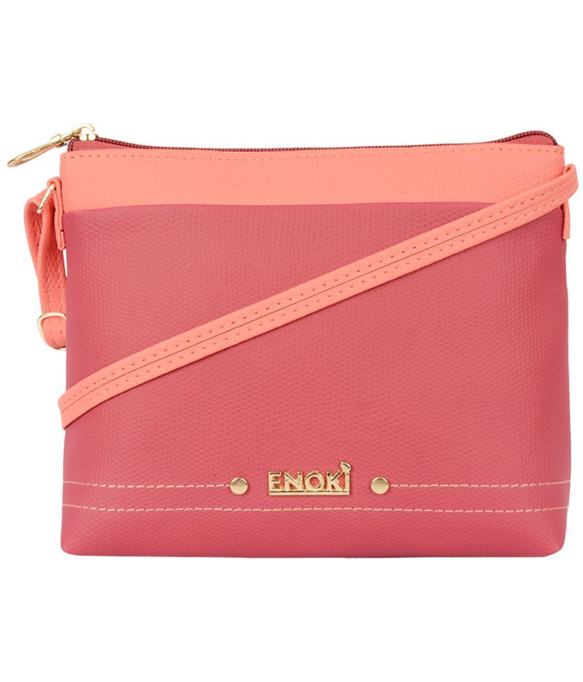     			Enoki - Red Artificial Leather Sling Bag