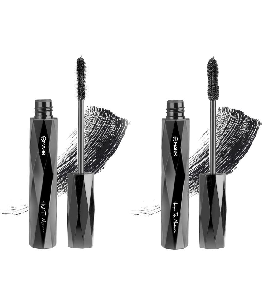     			MARS High Top Long Lasting Smudge Proof Highly Pigmented Mascara Pack Of 2 20 ml (Jet Black)
