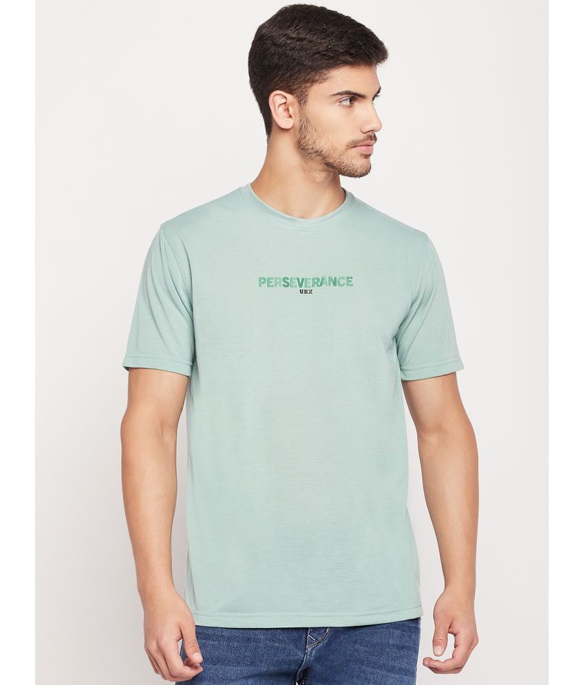     			UBX Pack of 1 Cotton Blend Regular Fit Men's T-Shirt ( Sea Green )