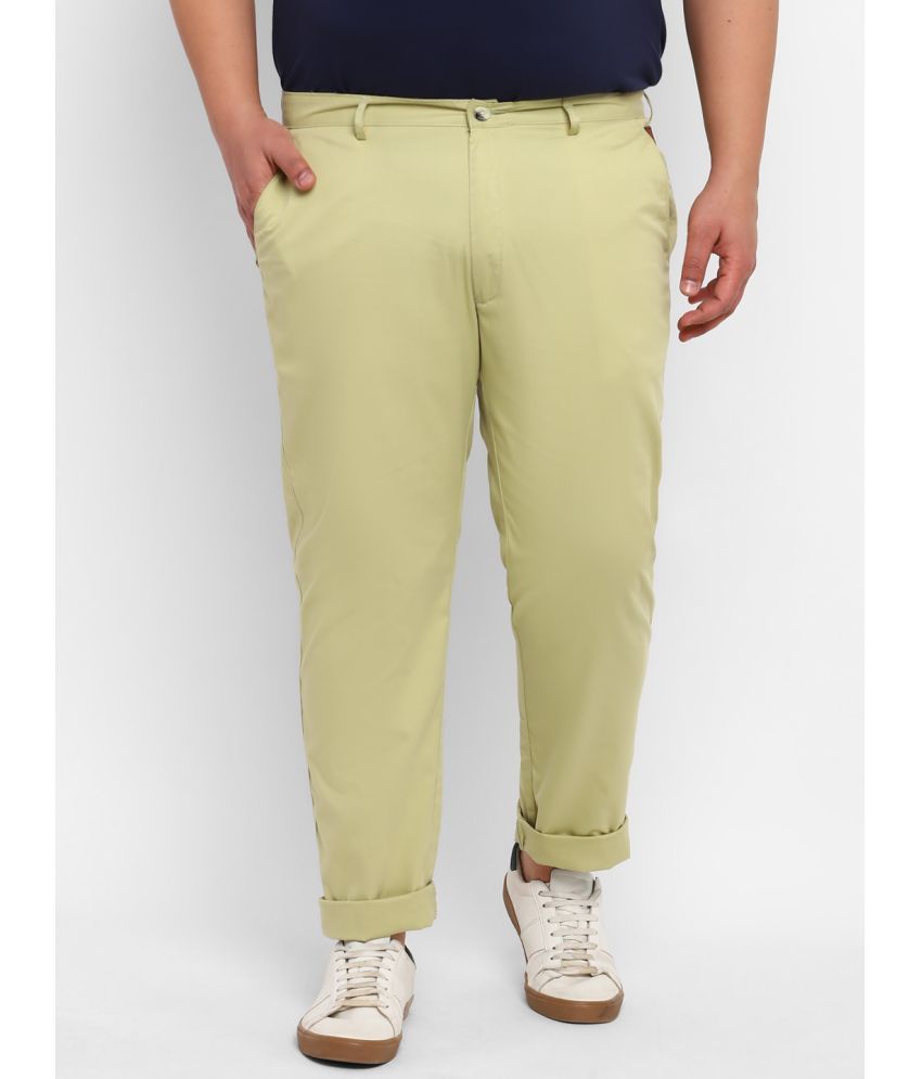     			Urbano Plus Green Regular Chinos ( Pack of 1 )