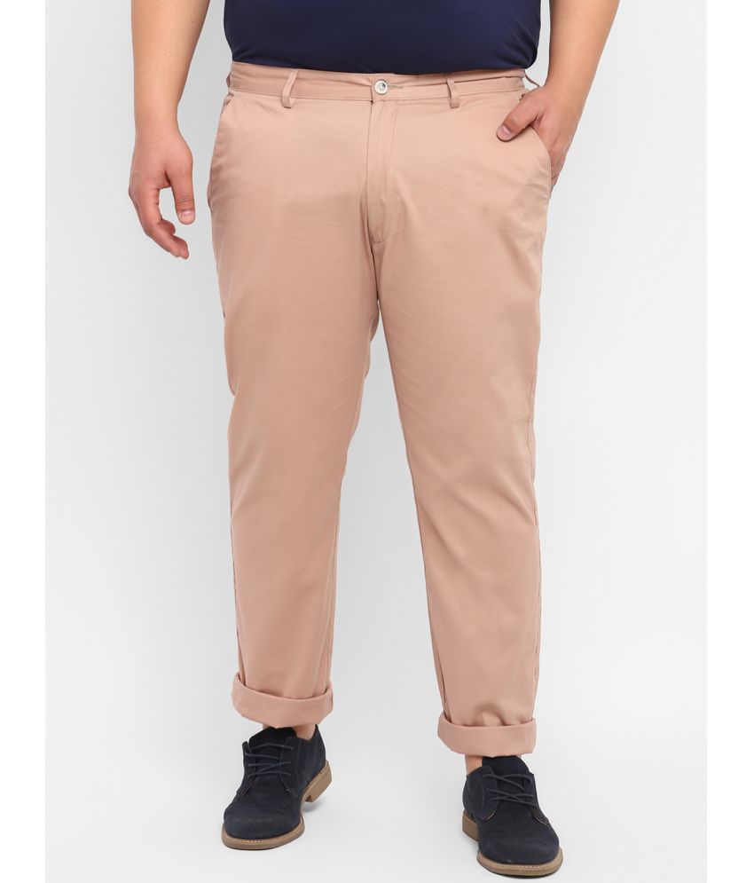     			Urbano Plus Purple Regular Chinos ( Pack of 1 )