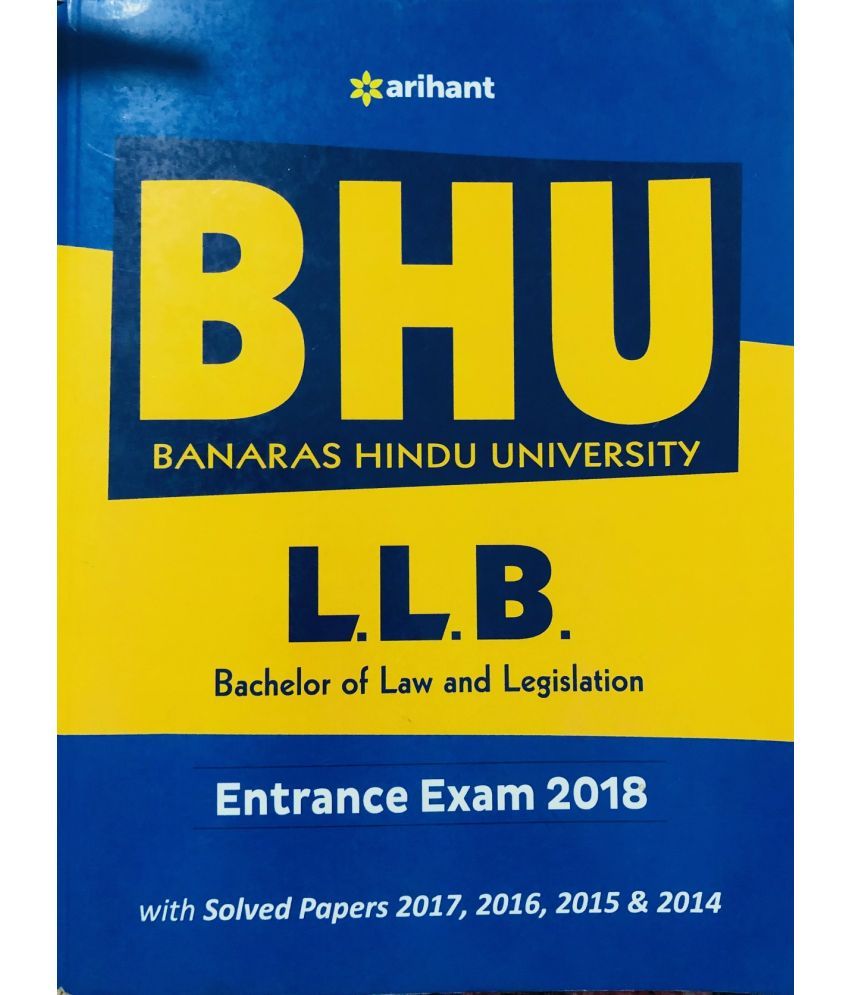     			BHU Banaras Hindu University L.L.B Entrance Exam