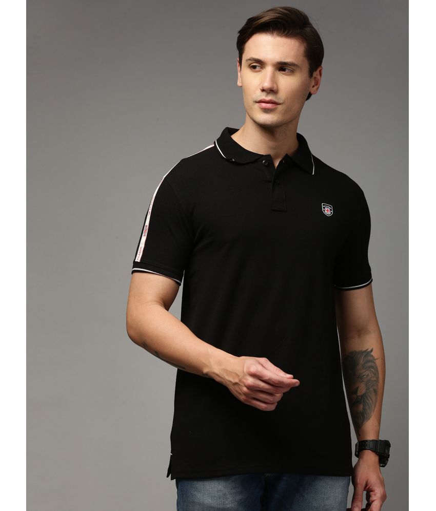     			ONN - Black Cotton Regular Fit Men's Polo T Shirt ( Pack of 1 )