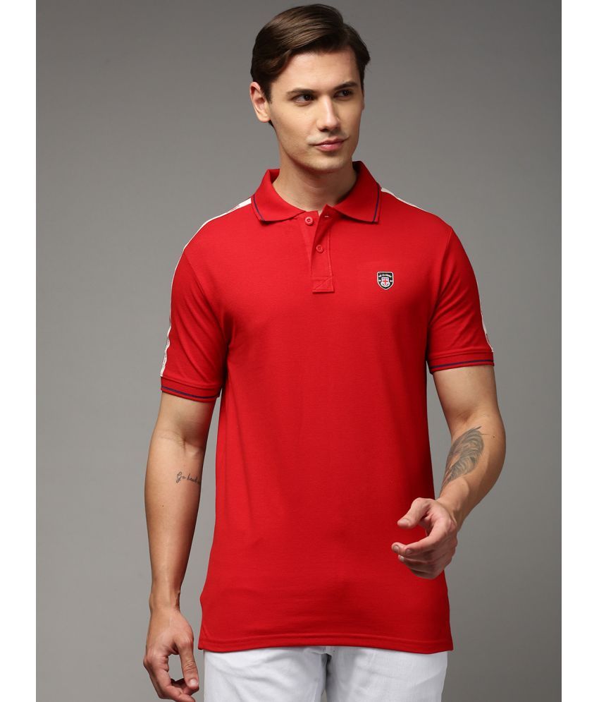     			ONN - Red Cotton Regular Fit Men's Polo T Shirt ( Pack of 1 )