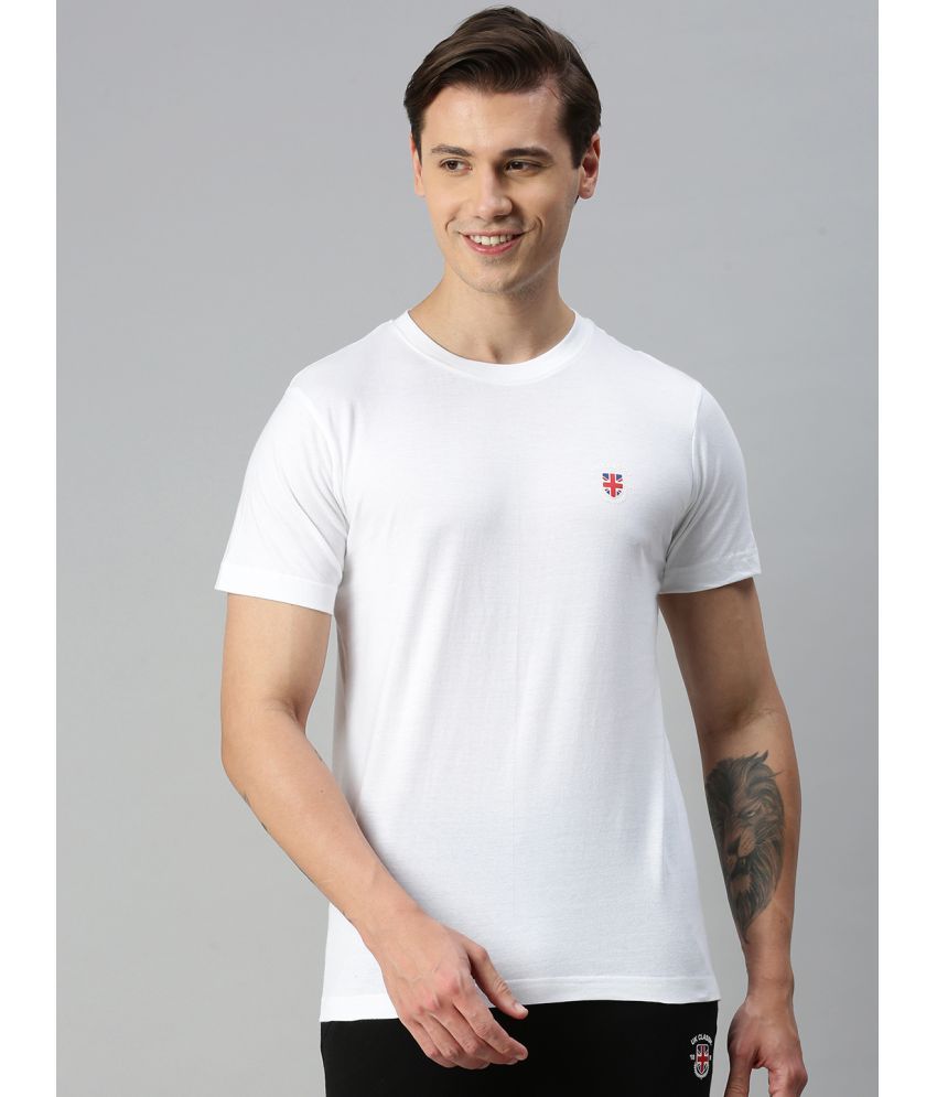     			ONN - White 100% Cotton Regular Fit Men's T-Shirt ( Pack of 1 )