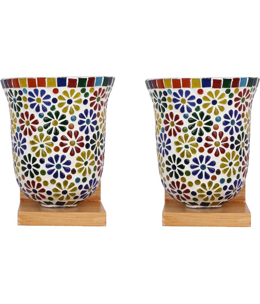     			Somil - Multicolor Wallchiere ( Pack of 2 )