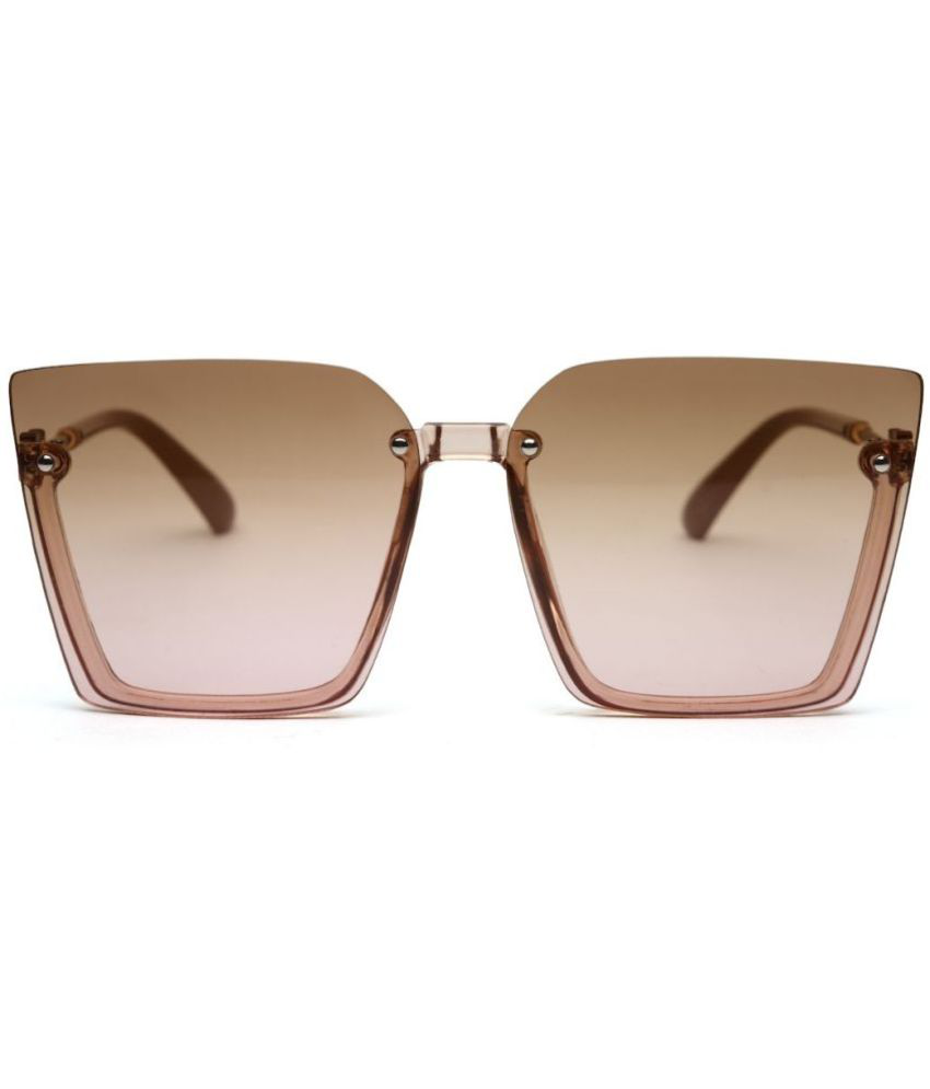     			YourSpex - Brown Square Sunglasses ( Pack of 1 )