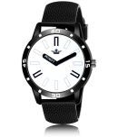 Lorem - Black Leather Analog Men's Watch