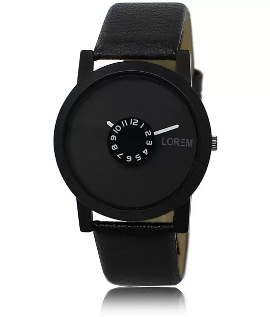 Buy LOREM Black Analog Watch For Men Pack of 2 Watches Online at Best  Prices in India - JioMart.