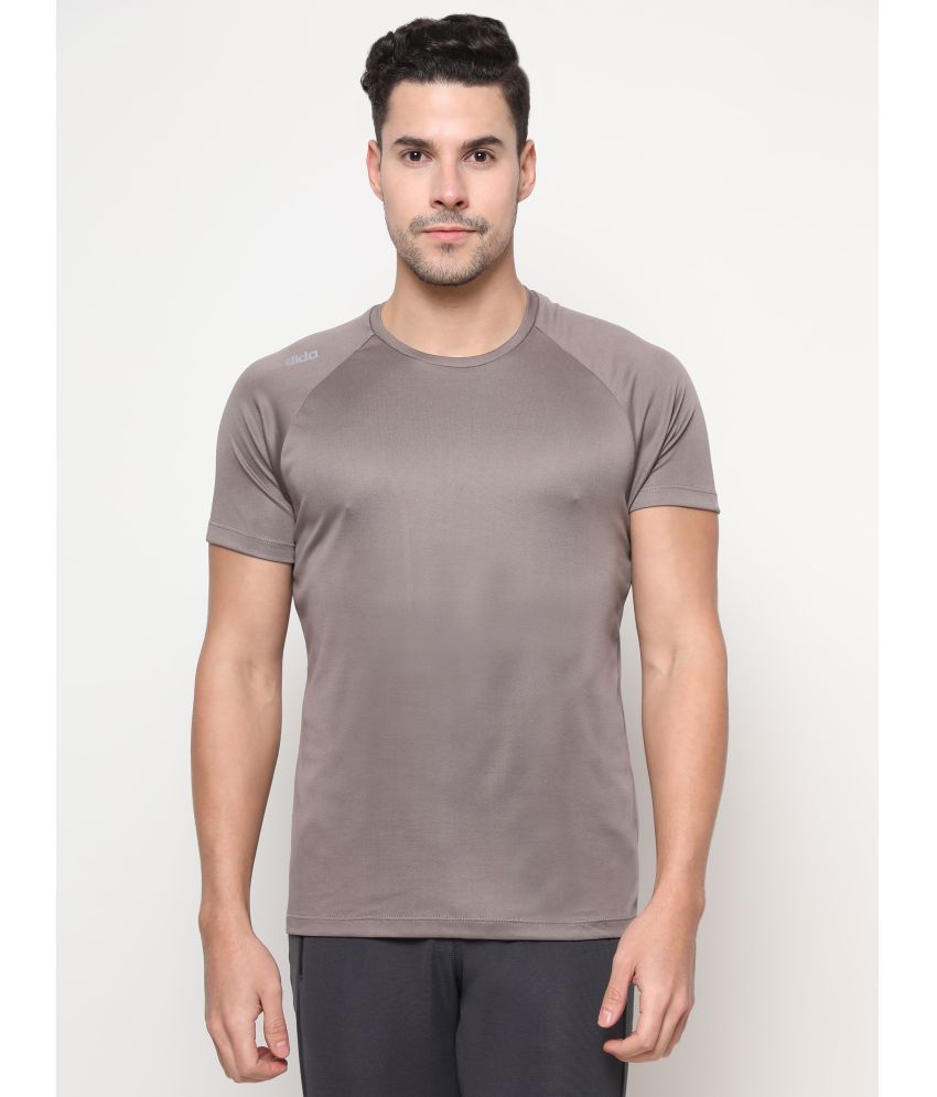     			Dida - Grey Polyester Regular Fit Men's Sports T-Shirt ( Pack of 1 )