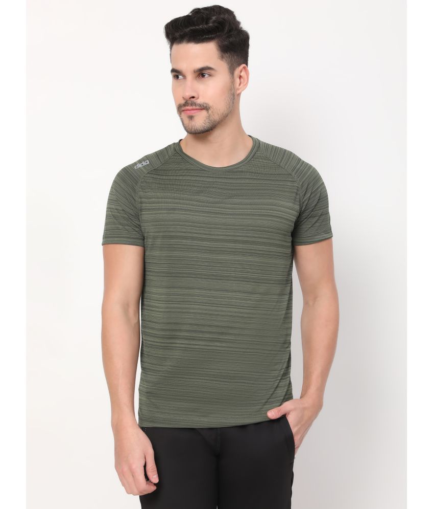    			Dida - Olive Polyester Regular Fit Men's Sports T-Shirt ( Pack of 1 )