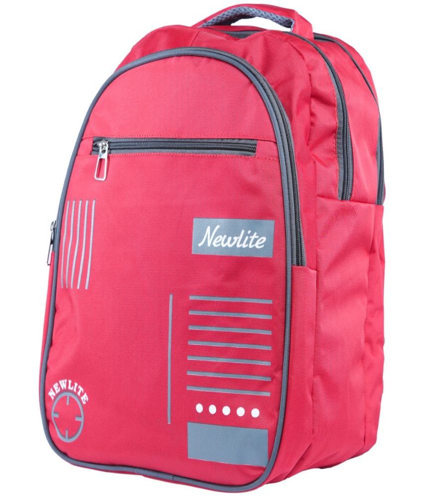     			Maglan - Red Polyester Backpack For Kids