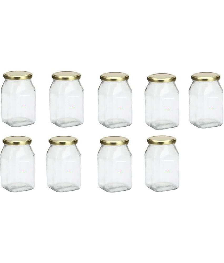     			Somil - Storage Container Glass Transparent Utility Container ( Set of 9 )