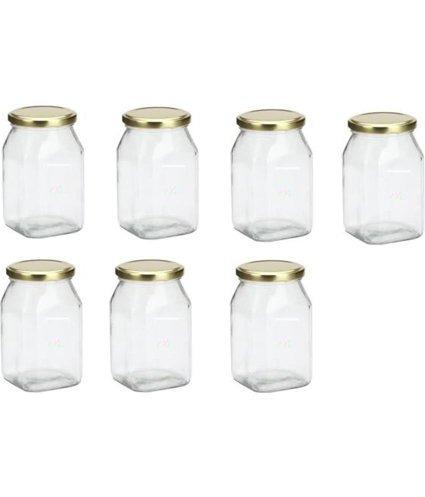     			Somil - Storage Container Glass Transparent Utility Container ( Set of 7 )