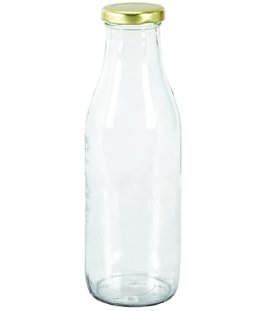     			Somil - Stylish Kitchen Storage & Serving Glass Bottle Transparent Water Bottle 300 mL ( Set of 1 )