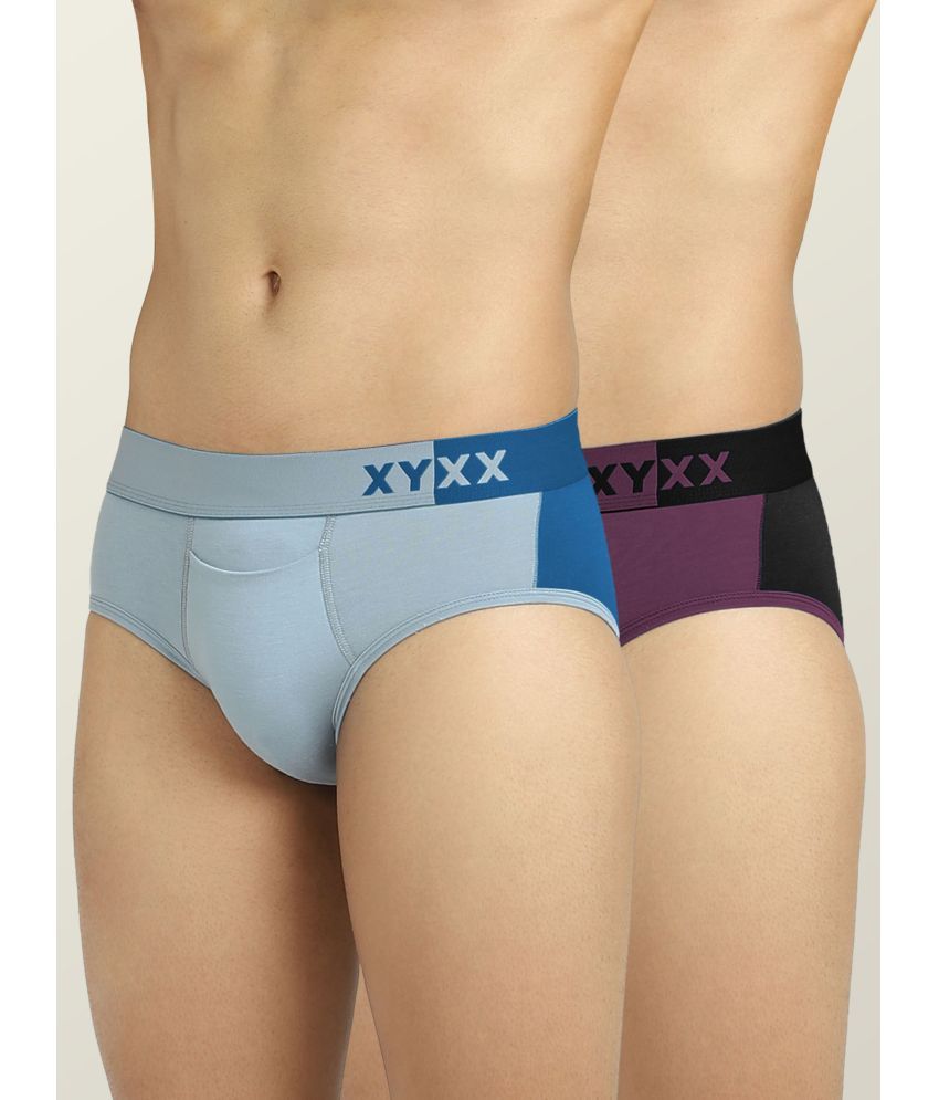     			Pack of 2 XYXX Modal Men's Briefs ( Multicolor )