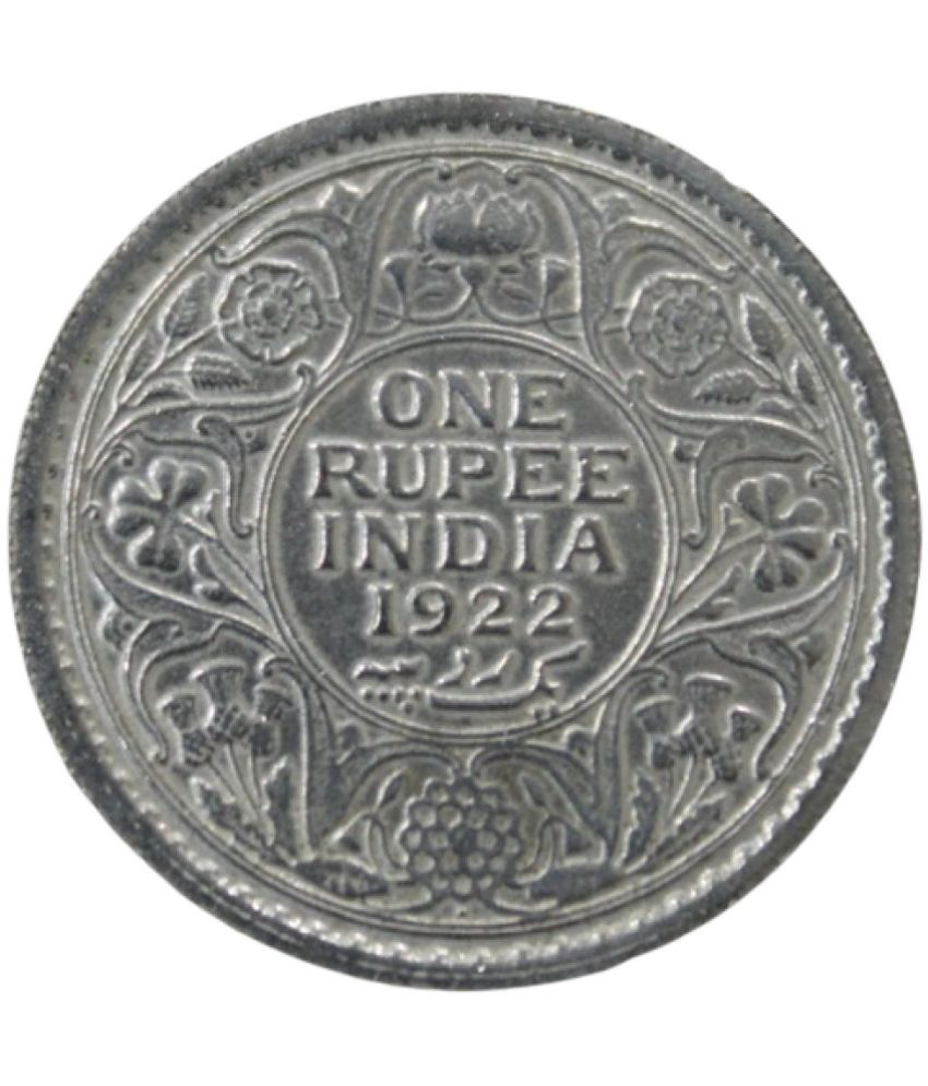     			newWay - 1 Rupee (1922) "George V" British India 1 Numismatic Coins