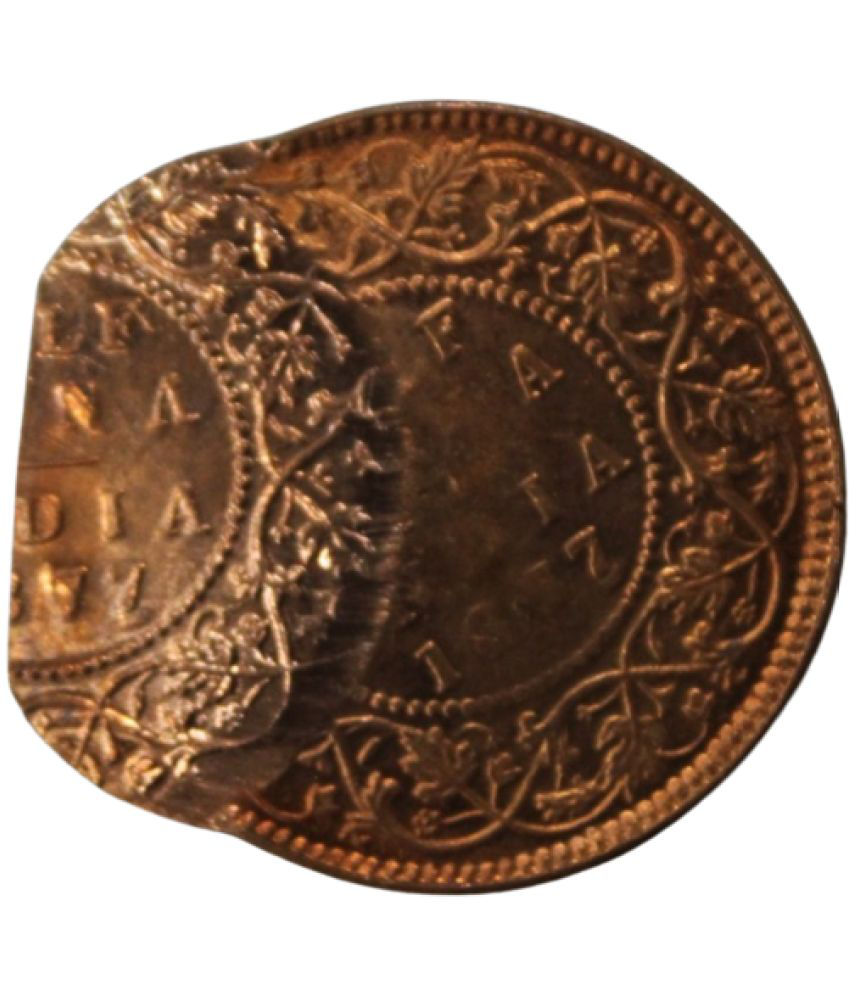     			newWay - (Error Coin) Half Anna (1877) 1 Numismatic Coins