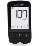 AccuSure Sensor Glucometer Machine with 25 Test Strips & 10 Lancets