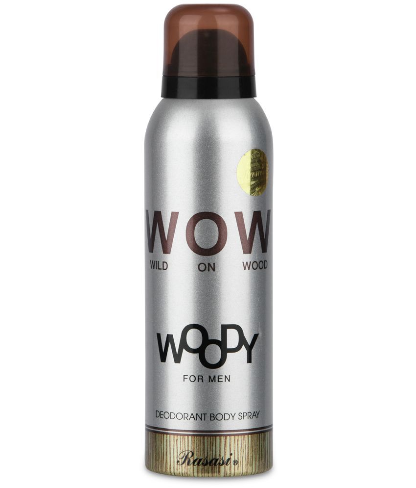 Rasasi - Wild On Woody Deodorant Spray for Men 200 ml ( Pack of 1 )
