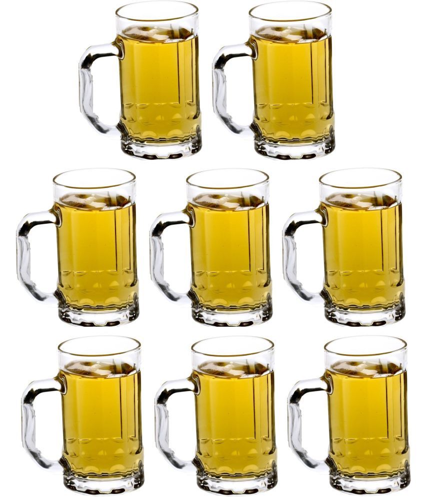     			Somil Beer Mug Glasses Set,  400 ML - (Pack Of 8)