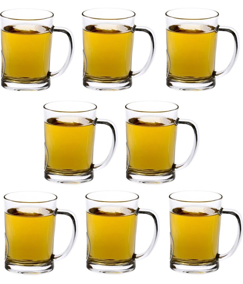     			Somil Beer Mug Glasses Set,  350 ML - (Pack Of 8)