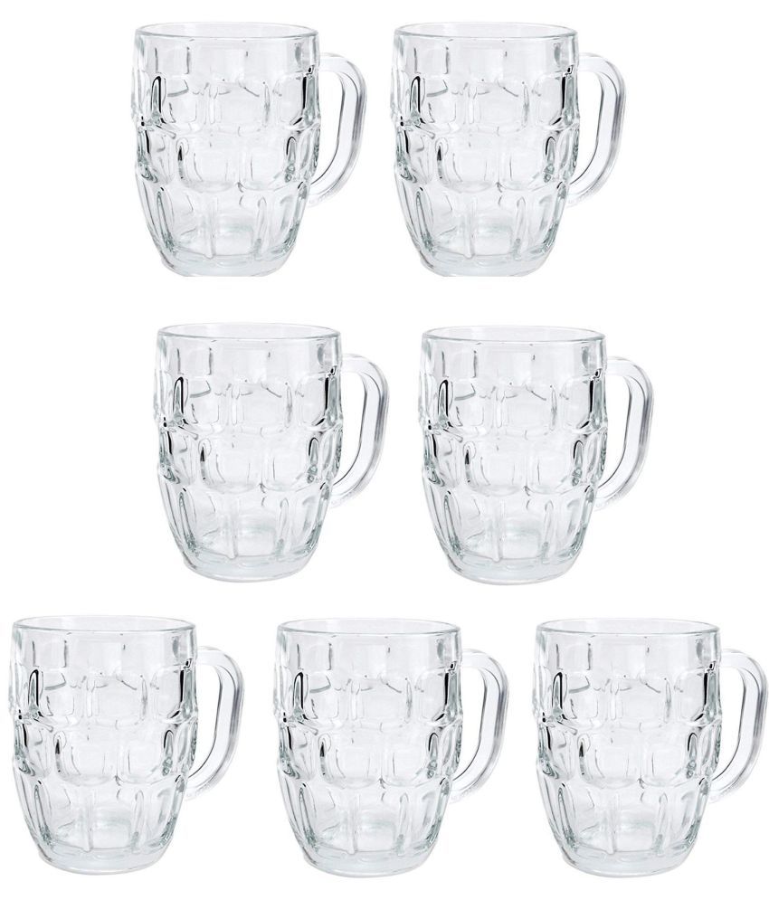     			Somil Beer Mug Glasses Set,  550 ML - (Pack Of 7)