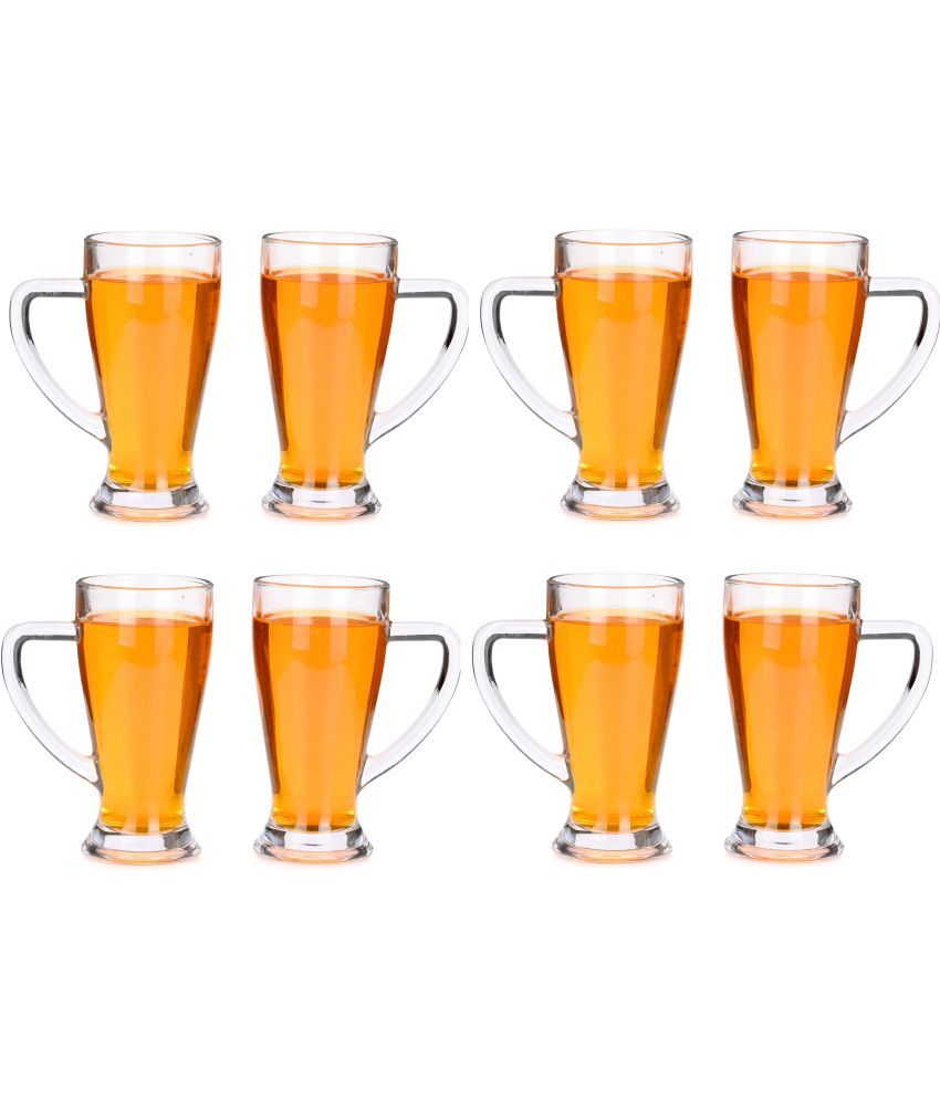     			Somil Beer Mug Glasses Set,  250 ML - (Pack Of 8)