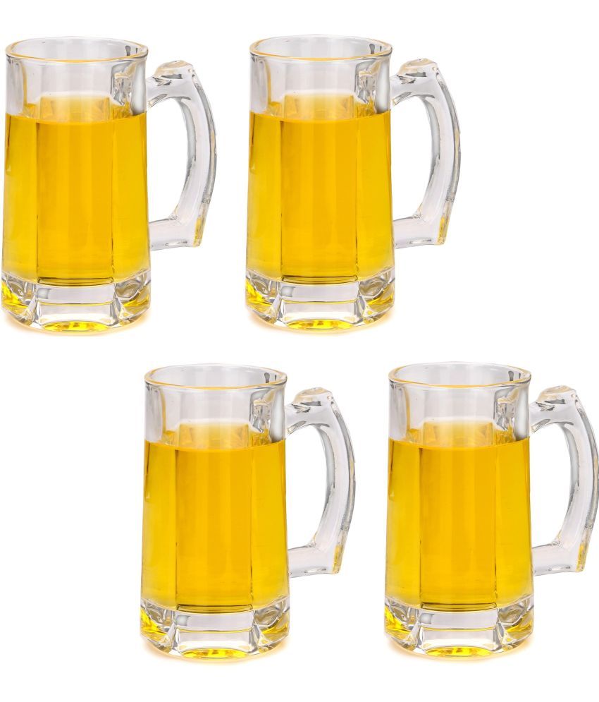     			Somil Beer Mug Glasses Set,  400 ML - (Pack Of 4)