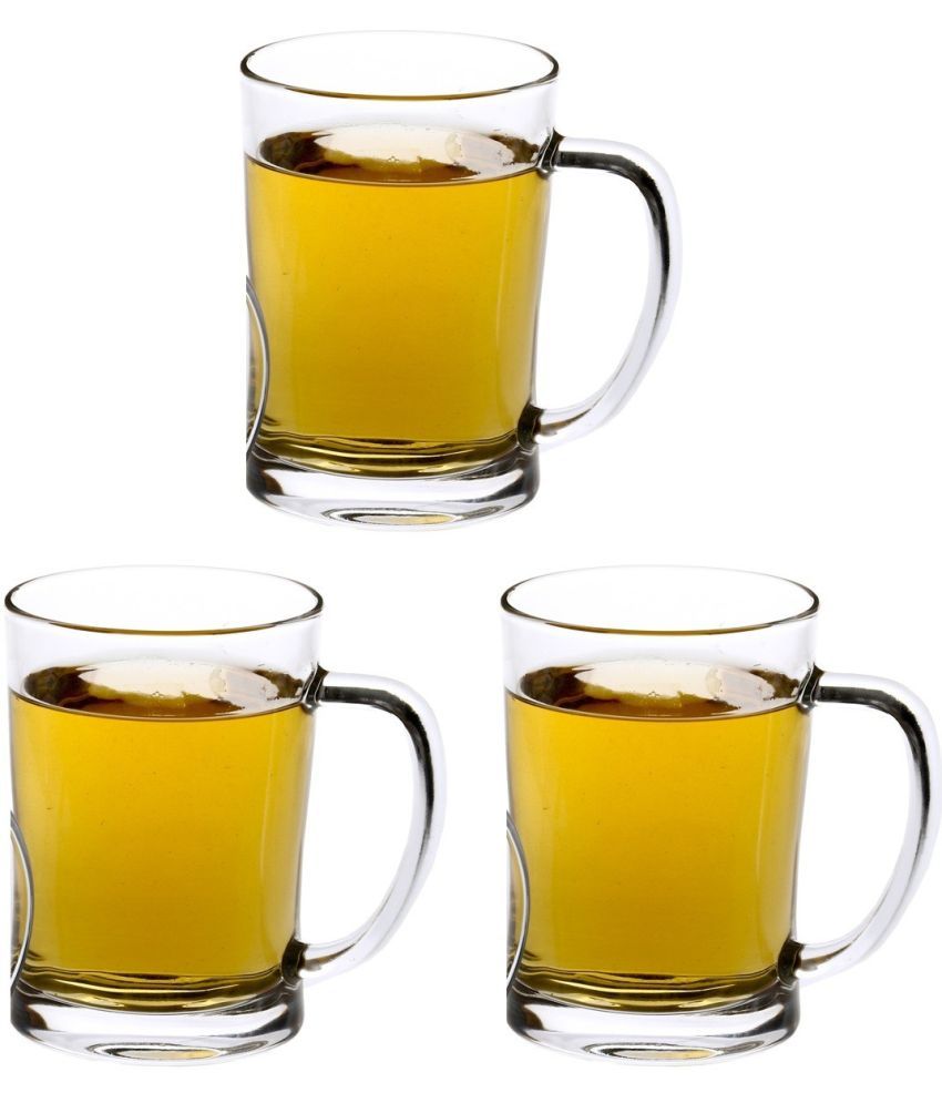     			Somil Beer Mug Glasses Set,  350 ML - (Pack Of 3)