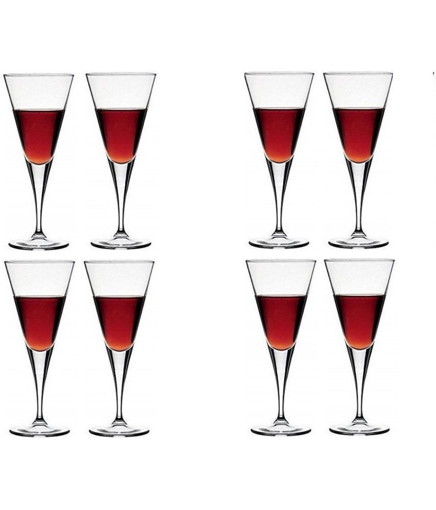     			Somil Wine  Glasses Set,  150 ML - (Pack Of 8)