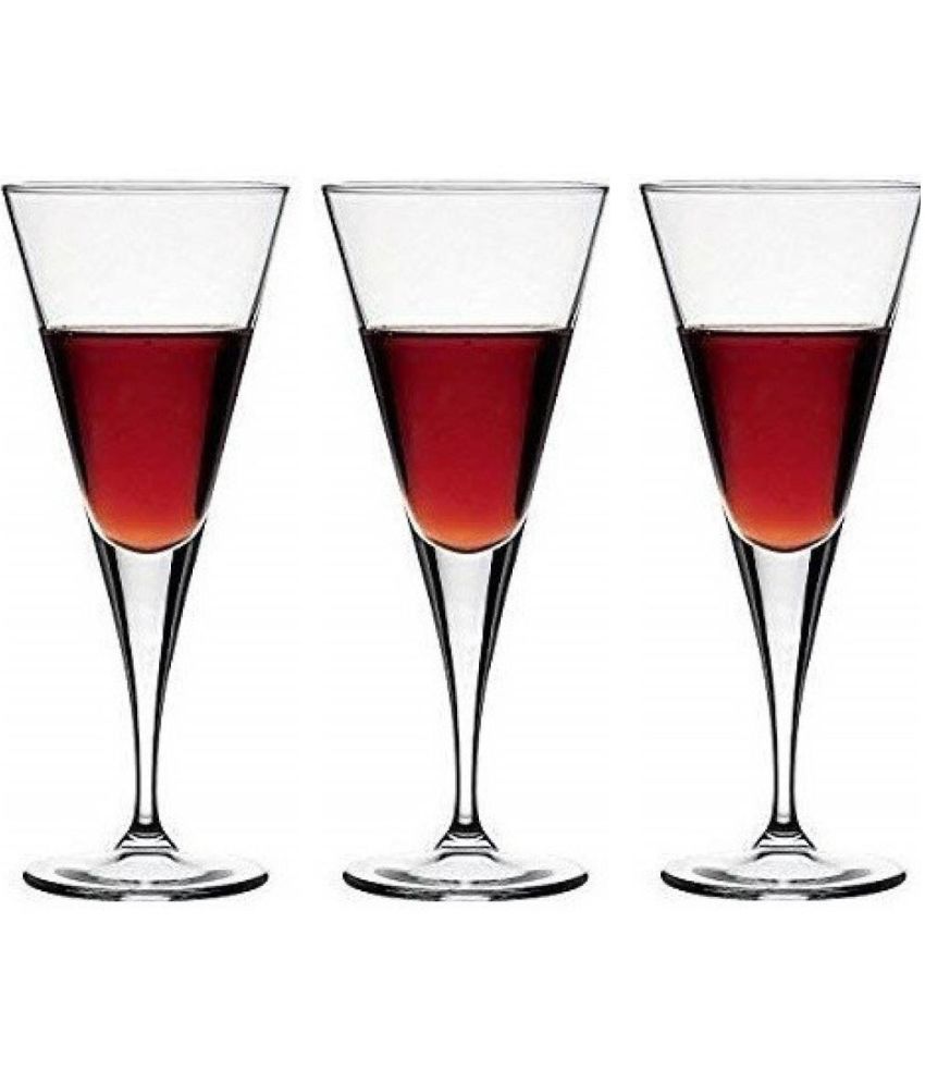     			Somil Wine  Glasses Set,  150 ML - (Pack Of 3)