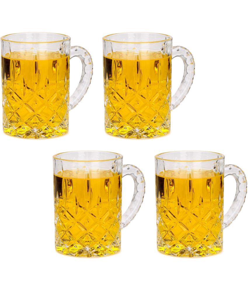     			Somil Beer Mug Glasses Set,  450 ML - (Pack Of 4)