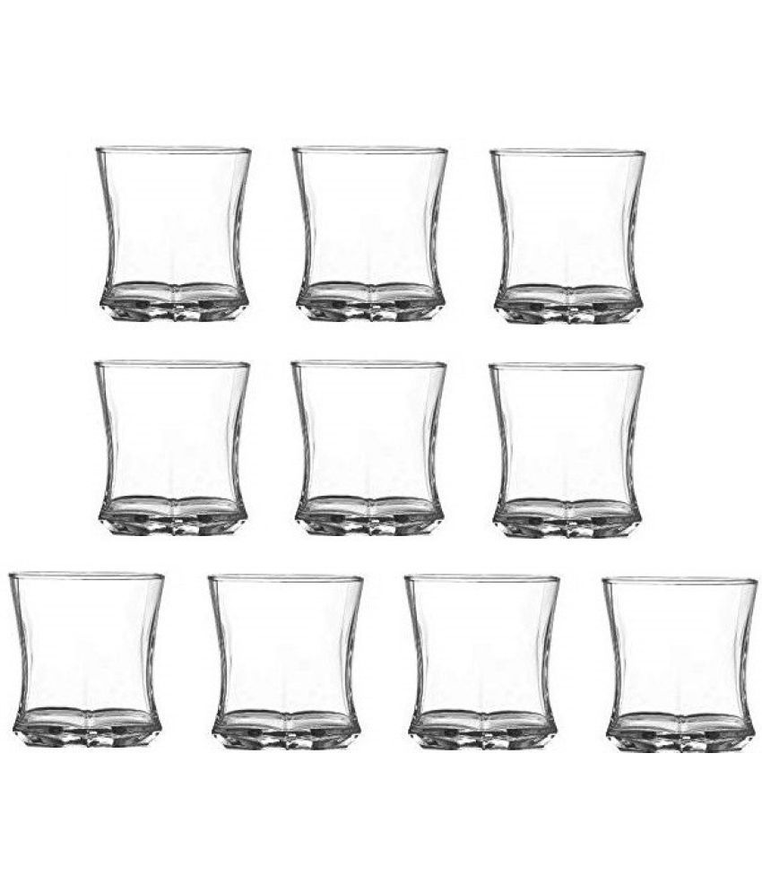    			Somil Water/Juice  Glasses Set,  280 ML - (Pack Of 10)