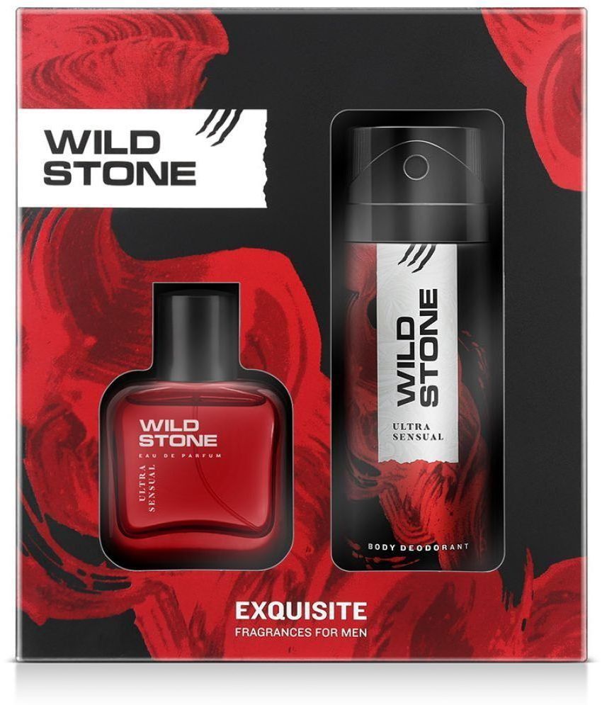     			Wild Stone Ultra Sensual Fragrance Combo Kit for Men with Deodorant 150ml & Perfume 50ml,Pack of 2