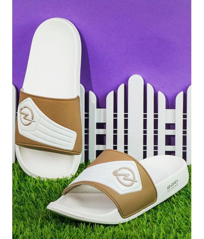     			Campus - Gold Men's Slide Flip Flop