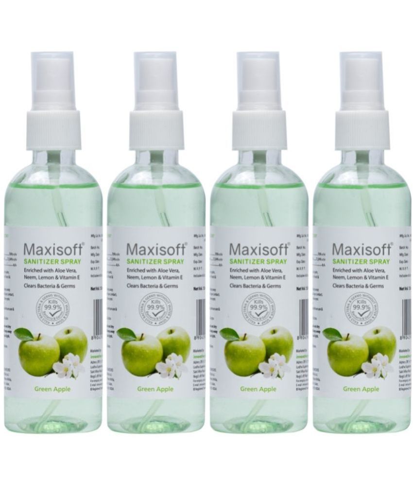     			MAXISOFT - Antibacterial Hand Sanitizer 120 mL ( Pack of 4 )