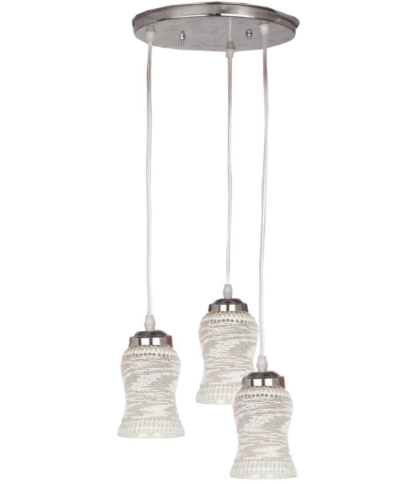     			Somil Glass Chandeliers Pendant Silver - Pack of 1