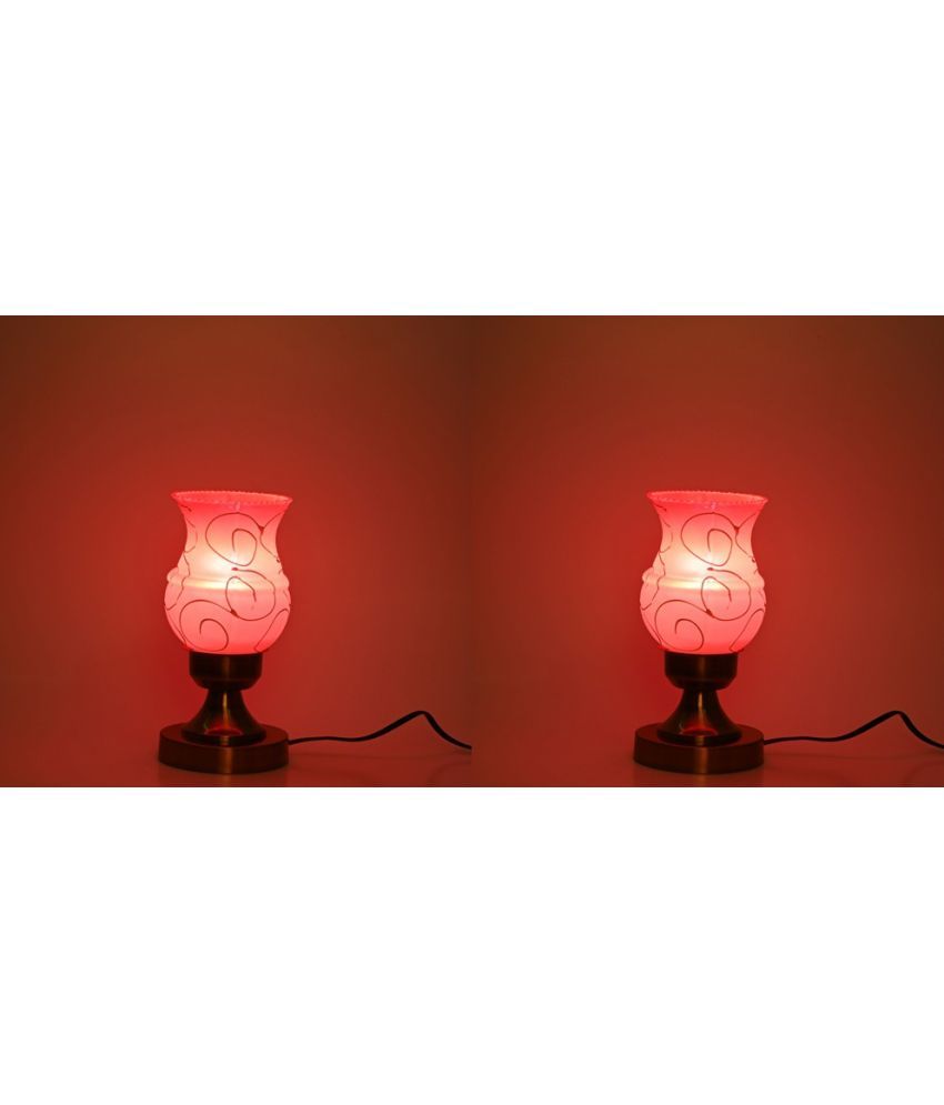     			Somil - Pink Decorative Table Lamp ( Pack of 2 )