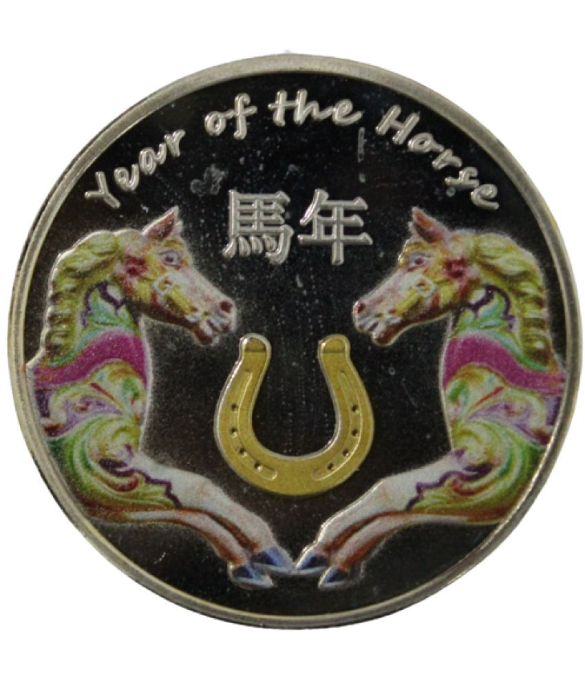     			newWay - 1 Dollar (2014) "Year of the Horse" 1 Numismatic Coins