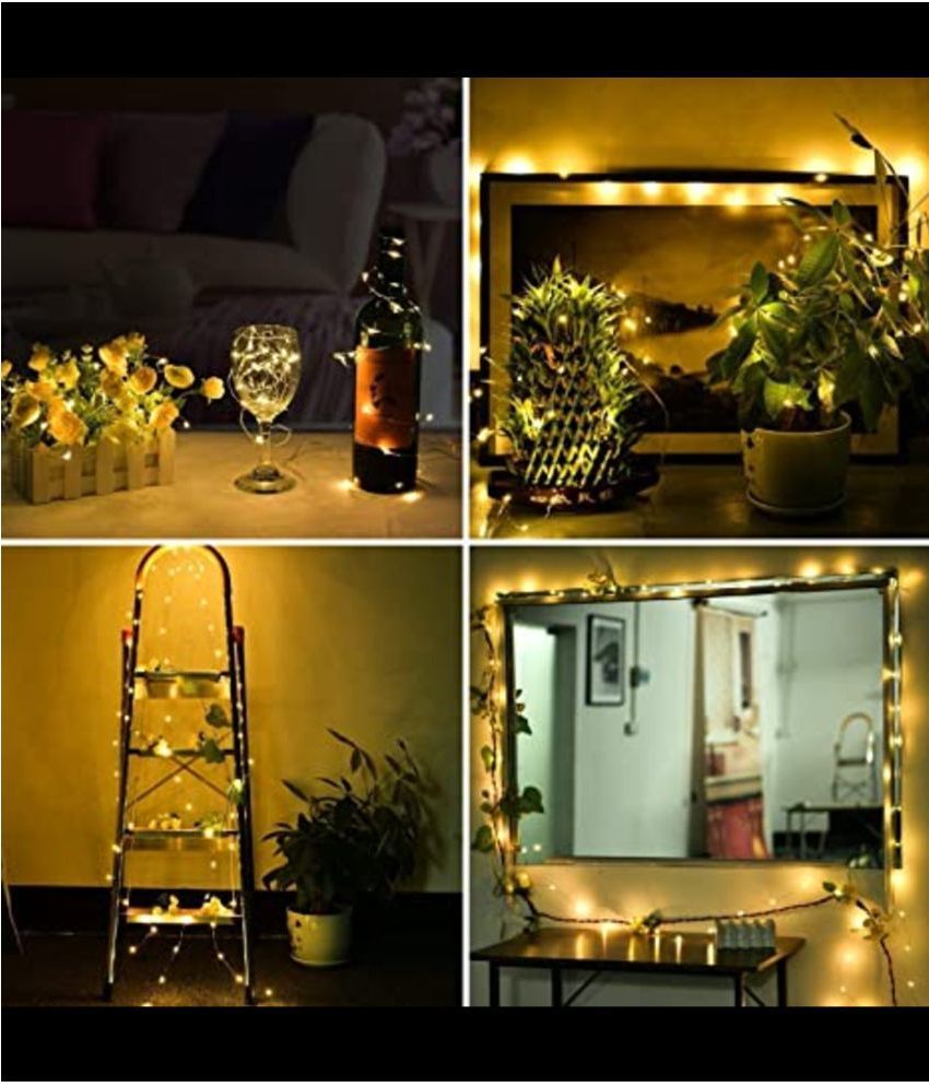     			thriftkart - 50 Led 5 Meter Battery Operated String Light Fairy Lights for Indoor and Outdoor Party Home Festival Decorations