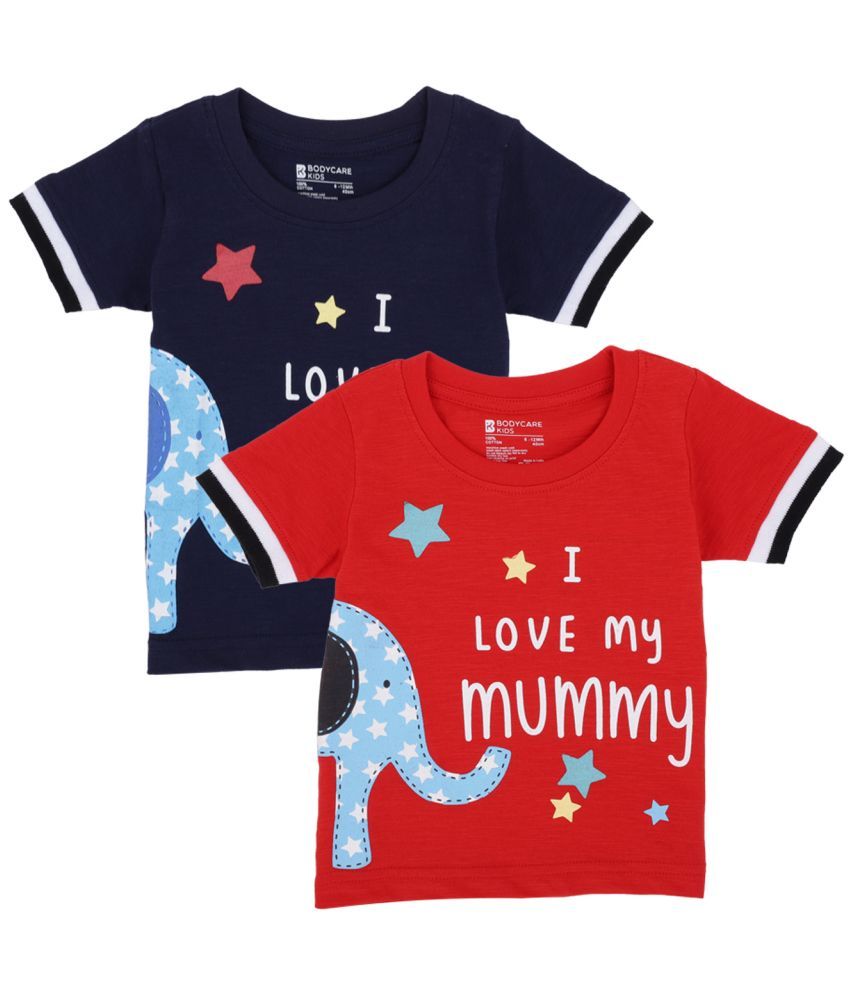     			Bodycare - Multi Baby Boy T-Shirt ( Pack of 2 )