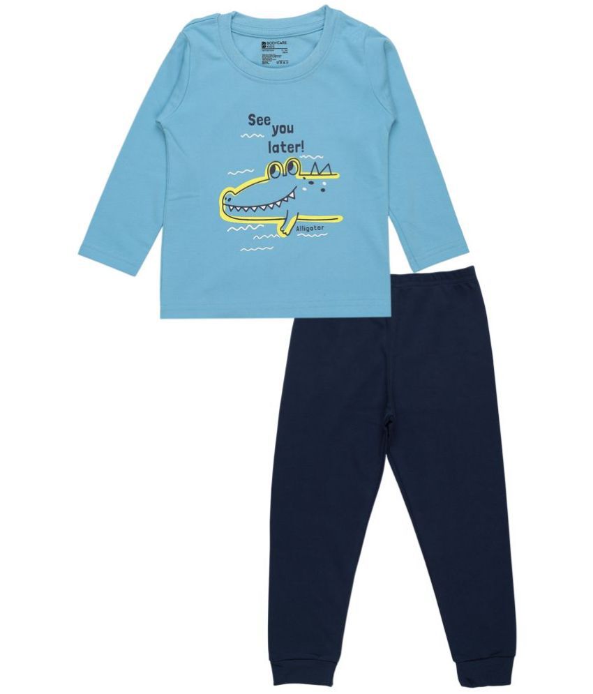     			Bodycare - Multicolor Cotton Boys T-Shirt & Trackpants ( Pack of 1 )